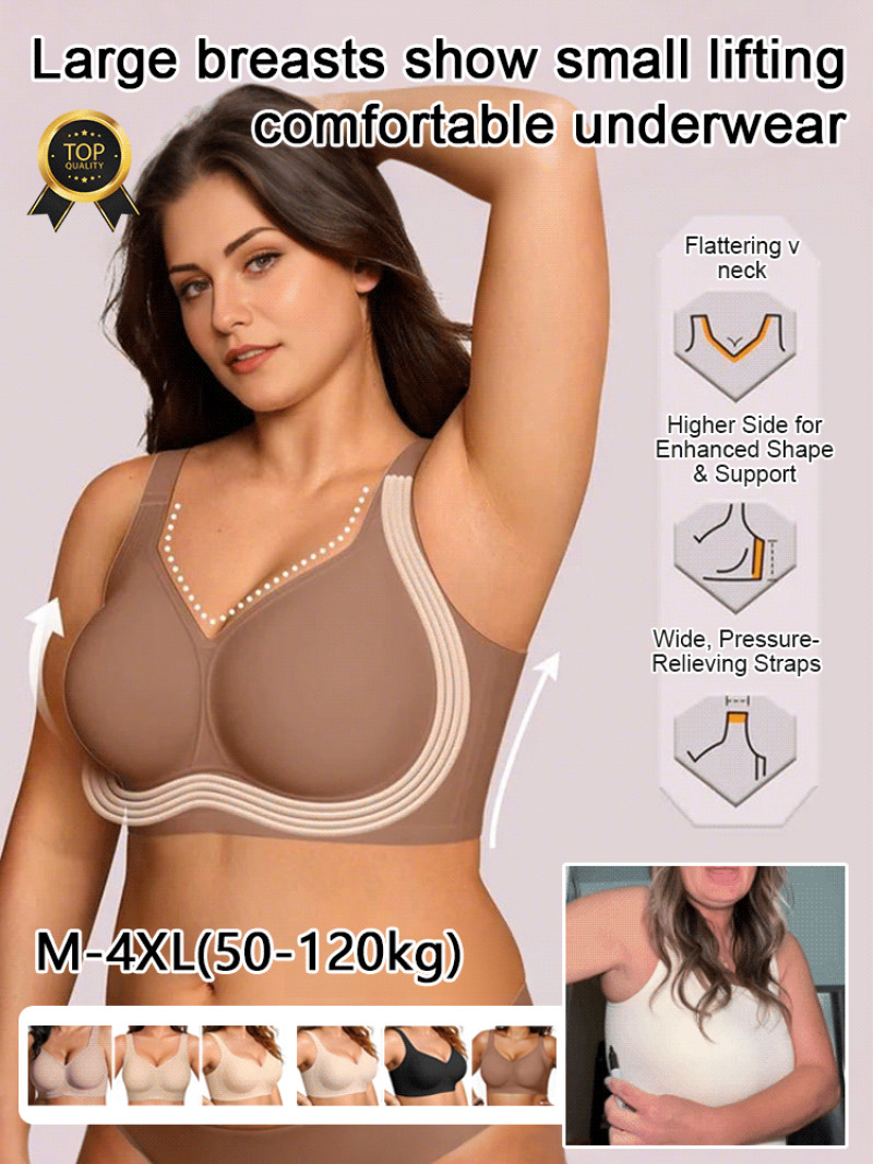 Mastectomy Bra Pocket - Push-Up Kaldırıcı Kablosuz Sütyen, Kadın Rahat